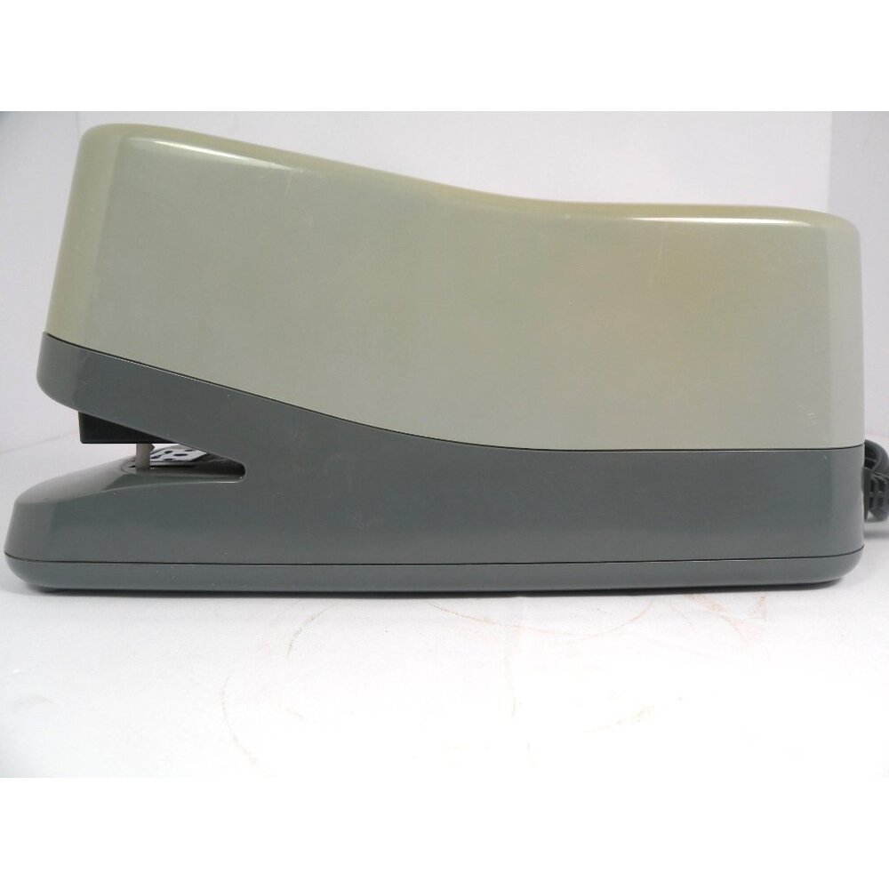 Panasonic AS-302NN Electric Stapler Beige & Gray 120V Made In Japan TESTED FUNCT